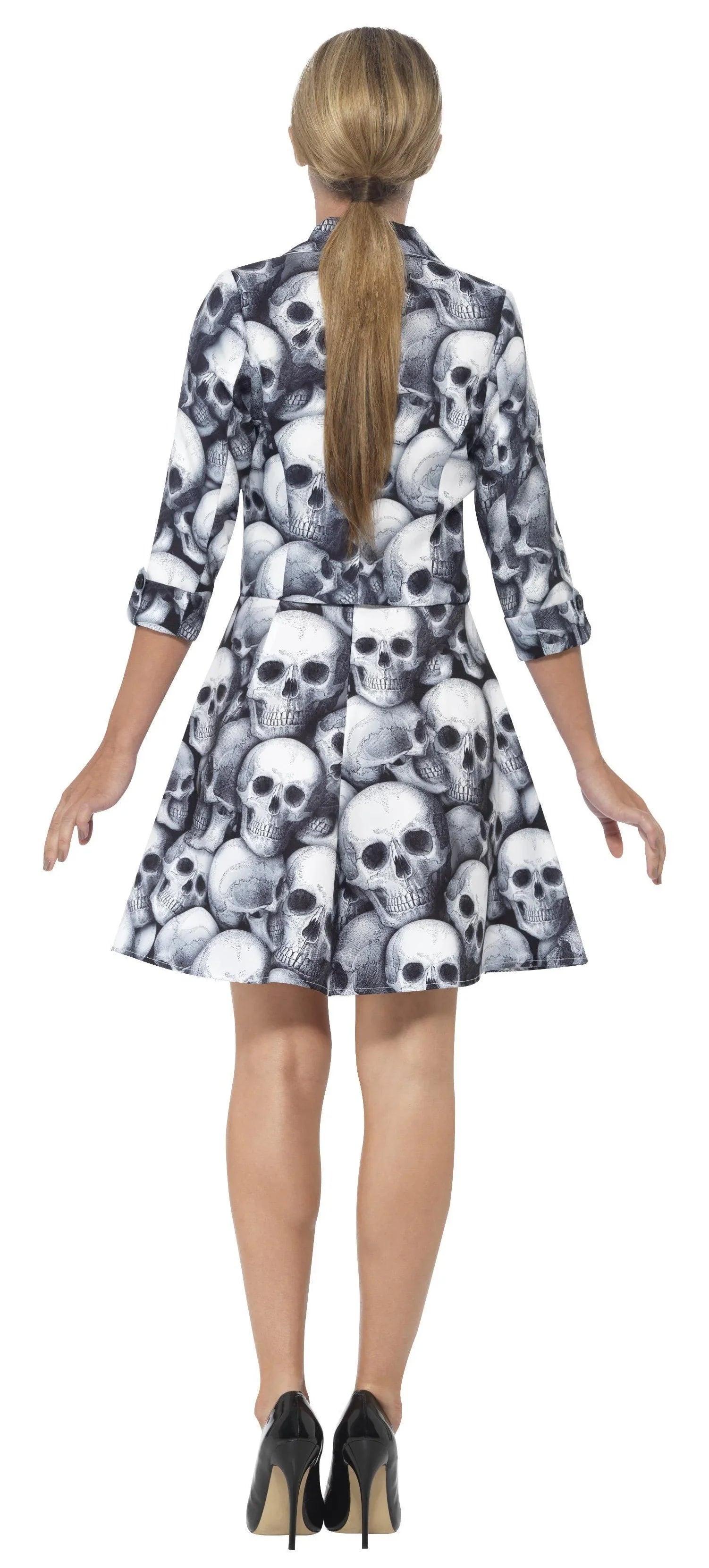 Vestido de Calaveras con Chaqueta para Mujer Esqueletos Smiffys